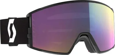 Produktbild von Scott React Goggle Mineral Black/White/Enhancer Teal Chrome Ski Brillen