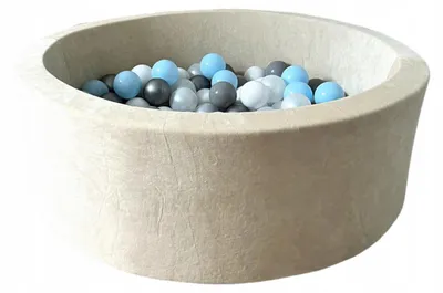 Produktbild von Monio for Kids Samt Creme Bällebad 250 Bälle