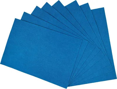 Image de Interdruk feutre de bricolage bleu 8 feuilles