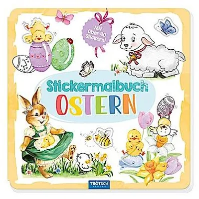 Immagine prodotto di TRÖTSCH - Stickermalbuch Ostern