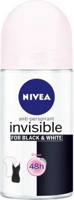 Image de NIVEA Invisible Black&White Antitranspirant Roll-on 48H Clear 50ml