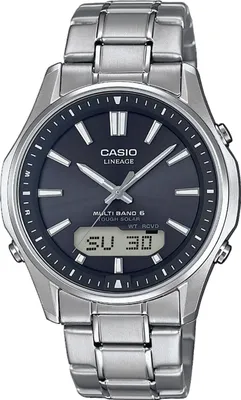 Imagen del producto de Reloj de pulsera Casio para hombre, modelo LCW-M100TSE-1AER, con tecnologa de radio y energa solar, con correa de titanio