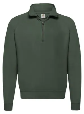 Produktbild von Sweatshirt, halber Reißverschluss - FOL ZIP NECK - green - Größe M