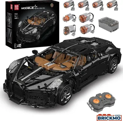 Obrázok produktu pre Mould King Auto na diaľkové ovládanie Voiture Noire Hyper Car 13163S