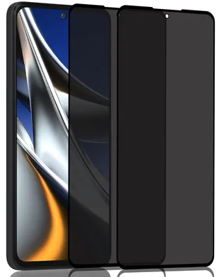 Obrázok produktu pre 2-balenie Xiaomi Poco X4 Pro Ochranné sklo na displej Privacy - Tvrdené sklo 9H - Super kvalita 3D