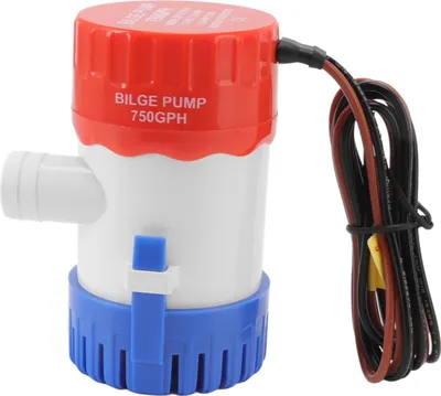 Zdjęcie produktu dla Pompa zęzowa Nonautomatic z silnikiem chłodzonym wodą Zatapialna morska pompa wodna do basenu spa na łodzi 750GPH 12V
