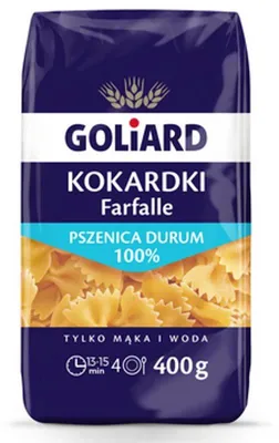 Zdjęcie produktu dla Makaron Goliard Kokarda 400 g