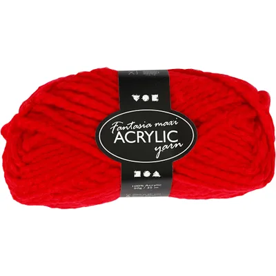 Produktbild von Acrylgarn Maxi, Länge: 35m 2-fädig, rot
