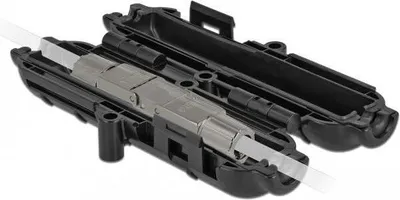 Produktbild von DeLOCK Kabelverbinder Schutzbox IP54, Schwarz, Kunststoff, 3,2 cm, 50 mm
