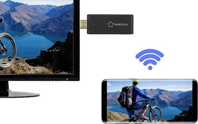 Immagine prodotto di Renkforce renkCast 3 - Full HD - 1920 x 1080 pixel - 1080p - H.264,H.265 - HDMI - Wi-Fi 5 (802.11ac) (RF-3386052)