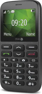 Produktbild von Doro 1370, Single SIM, 6,1 cm (2.4"), 3 MP, Bluetooth, 1000 mAh, Schwarz