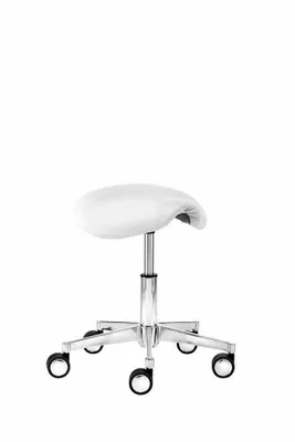 Produktbild von Mayer Sattelhocker myXPERT 1297 30 582 weiß Kunstleder