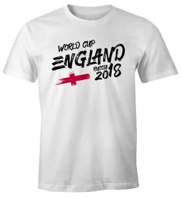 Produktbild von Herren T-Shirt England Fan-Shirt WM Fußball-Sommer 2026 Fußball Weltmeisterschaft Moonworks®