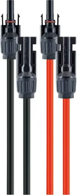 Obrázok produktu pre Schwaiger SOMC4500, Kábel, Meď, Čierna, Červená, 4 mm², IP67, 5 m