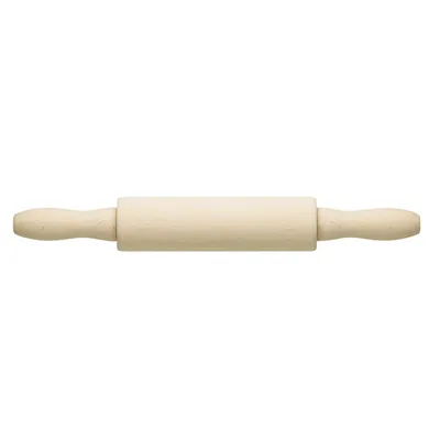 Produktbild von KitchenCraft Kleines drehbares Holznudelholz, 23 cm (9")