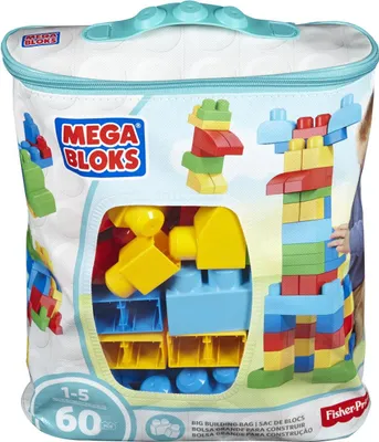 Produktbild von Mega Bloks Bausteinebeutel bunt (60 Teile)