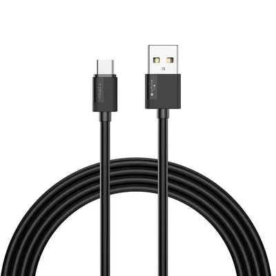 Obrázok produktu pre Kábel T-Phox NETS Type-C Black 0.3M - 3A KP32219
