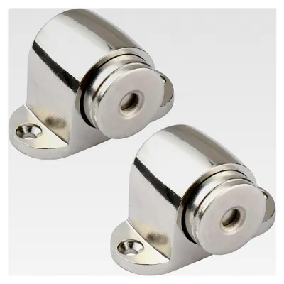 Produktbild von 2 Stück Edelstahl Türstopper mit Magnet und Montageschrauben, Türpuffer für Wand und Boden