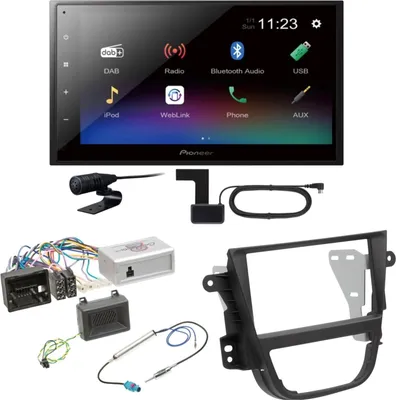 Produktbild von Pioneer DMH-A340DAB USB MP3 DAB+ Moniceiver FLAC WMA Einbauset für Opel Mokka A