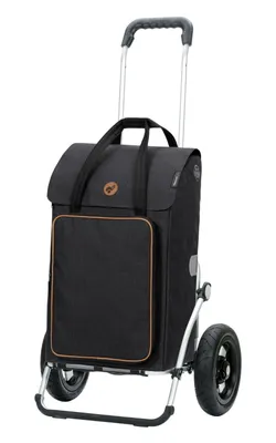 Produktbild von Andersen SHOPPER MANUFAKTUR Einkaufstrolley Thermotasche Royal Shopper Ipek Bo 45L Black schwarz 107cm