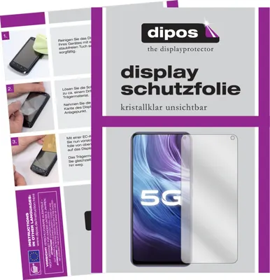 Produktbild von 2x Schutzfolie für Vivo Z6 klar Displayschutzfolie Folie Display Schutz dipos