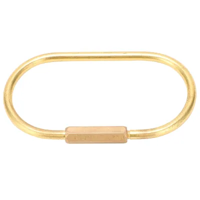 Image de Clip Screw Lock,Clip Screw Lock en laiton,Porte-clés en laiton,Porte-clés Screw Lock en laiton,Porte-clés ovale en laiton,Porte-clés en laiton