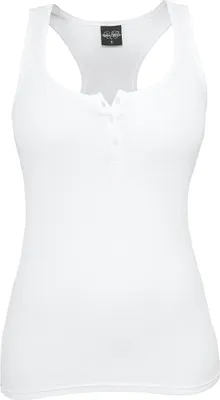 Produktbild von Urban Classics Top Damen Ladies Button Tanktop weiß 4XL