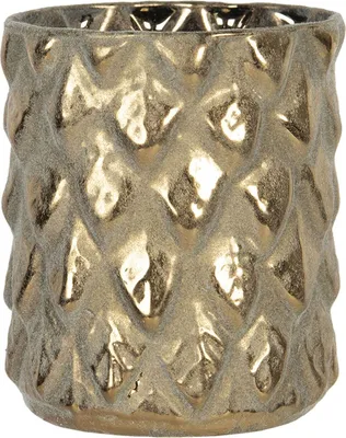 Produktbild von Clayre & Eef Kerzenhalter Ø 6 x 9 cm, grau