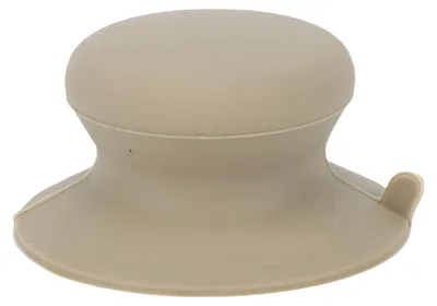 Image de Poignée universelle pour couvercle de casserole, anti-brûlure, ventouse en silicone facile à saisir, couvercle de casserole de rechange, kaki