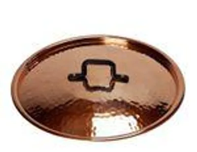 Produktbild von "CopperGarden®" Deckel zum 10 Liter Kupferkessel | Handverzinnt