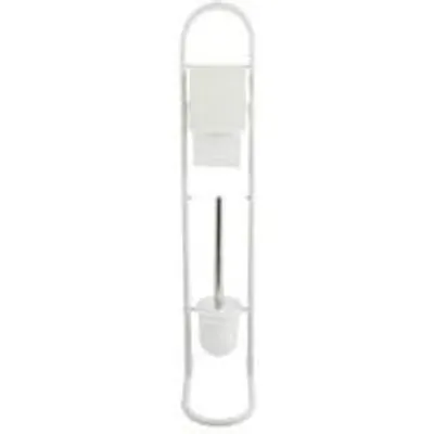 Immagine prodotto di Set completo per bagno in acciaio inossidabile, bianco, dimensioni 15,7 x 29 x 79 cm