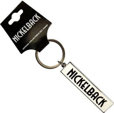 Obrázek produktu pro Nickelback - Klíčenka s logem RO11201 (jedna velikost) (černá/bílá)