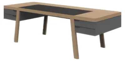 Image de Bureau Table d'angle Table d'ordinateur Bureaux Table de travail 280x90