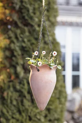Image de Suspension "Terra" en terre cuite, hauteur 70 cm, avec chaîne en métal