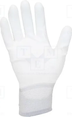 Productafbeelding van 1 paar veiligheidsschoenen, mat: nylon, maat L, wit, <100MΩ, artikelnummer 109-0005-P, veiligheidsschoenen en vingerbeschermers