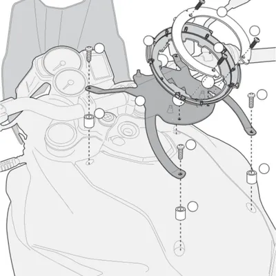 Immagine prodotto di Flangia serbatoio Tanklock/TanklockED GIVI BF15