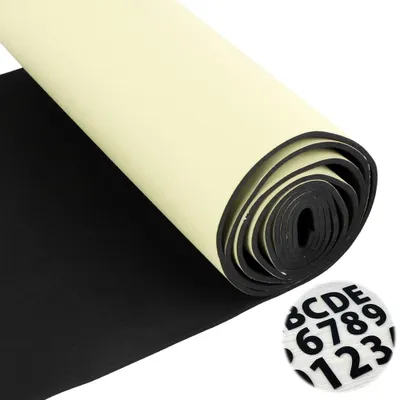 Imagen del producto de Espuma autoadhesiva Zellgummi 40 x 200 cm - Placa de neopreno multifuncional