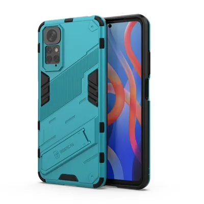 Produktbild von König Design Hülle kompatibel mit Xiaomi Redmi Note 11 / Note 11S Global Kunststoff Soft Handyhülle - Handy Case Blau