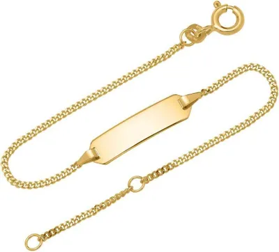 Produktbild von 585er Goldarmband: ID-Armband Gold BIN5010