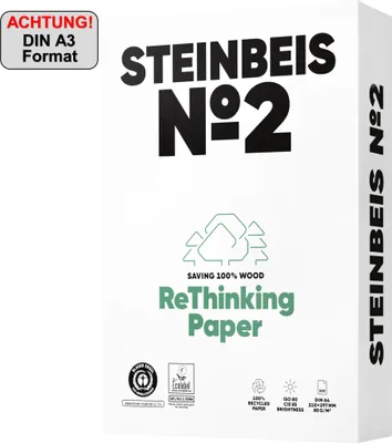 Produktbild von Steinbeis Kopierpapier No.2 ISO 80 K1501666080B A3 500Bl.