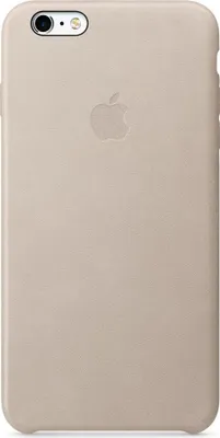 Image de Apple Coque en cuir iPhone 6s Plus - Gris-rose