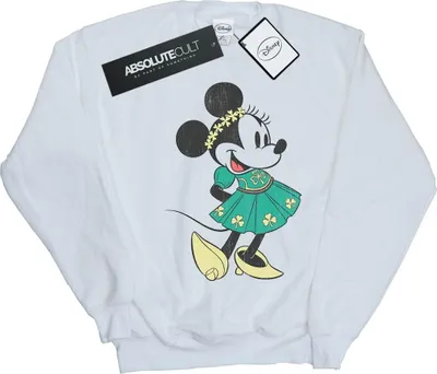 Produktbild von Disney - "St Patrick's Day" Sweatshirt für Damen BI27926 (XL) (Weiß)