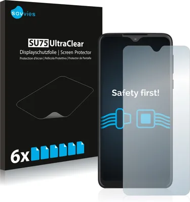 Produktbild von 6x Für Motorola Moto One Macro Schutzfolie Savvies Displayschutz Display Schutz Folie Klar Transparent