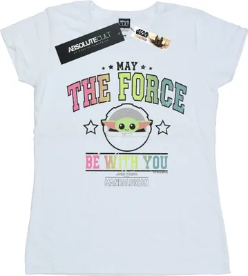 Produktbild von Star Wars - "The Mandalorian The Force" T-Shirt für Damen BI43151 (XXL) (Weiß)