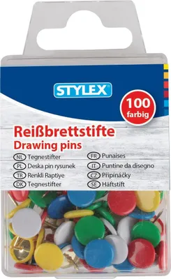 Produktbild von Stylex Reissbrettstifte 100St. farb.sort.24468