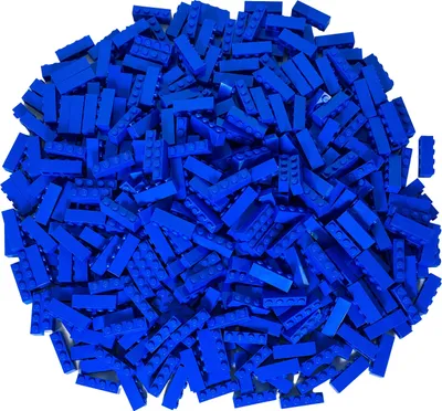 Obrázek produktu pro LEGO® 1x4 kostky Vysoké kostky Modrá - 3010 NEW! Množství 250x