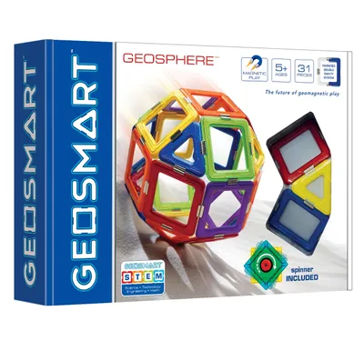 Zdjęcie produktu dla GEOSMART GeoSphere, Zestaw do budowania, 5 lat(a), Plastik, 31 szt., 600 g