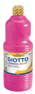 Immagine prodotto di GIOTTO Schoolpaint, Tempera pronta per la pittura, 1000 ml - magenta