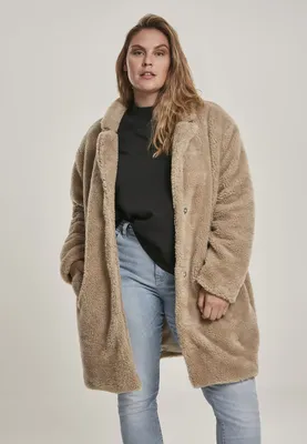 Obrázek produktu pro Urban Classics Ladies Oversized Sherpa Coat sand - S
