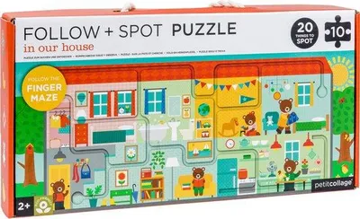 Image de Petit Collage Labyrinthe et puzzle Notre maison